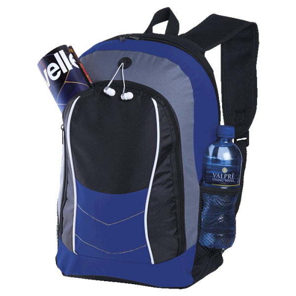 BB0163 - Arrow Design Backpack with Front Flap