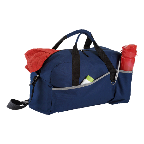 BB0188 - Sports Bag with Grey Trim