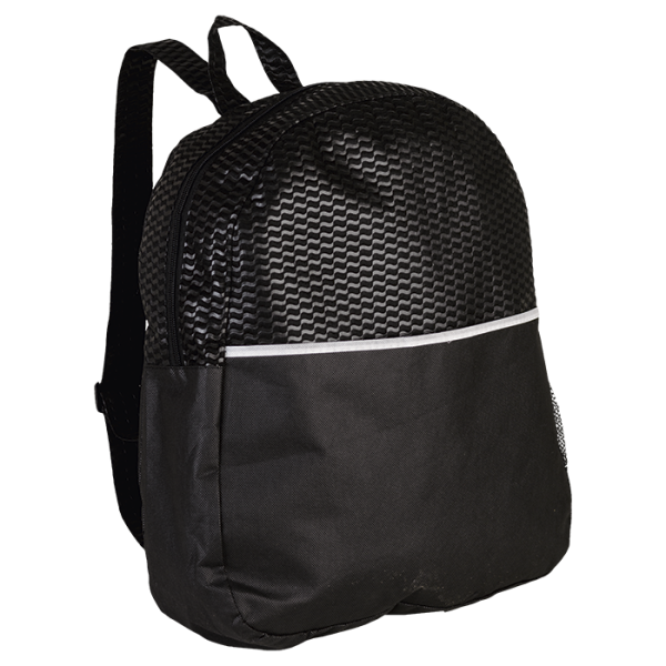 BB0203 - Wave Design Backpack - Non-Woven
